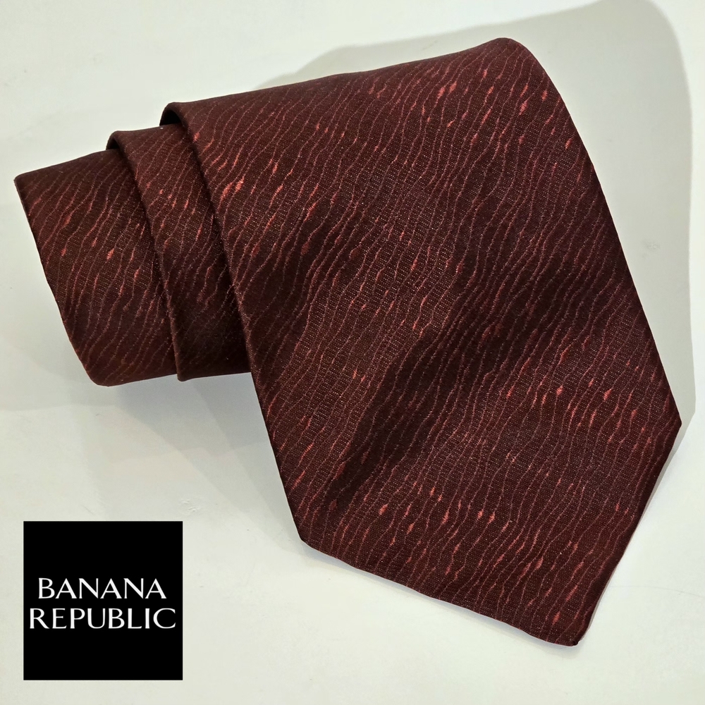 Banana Republic Men's Burgundy Tie